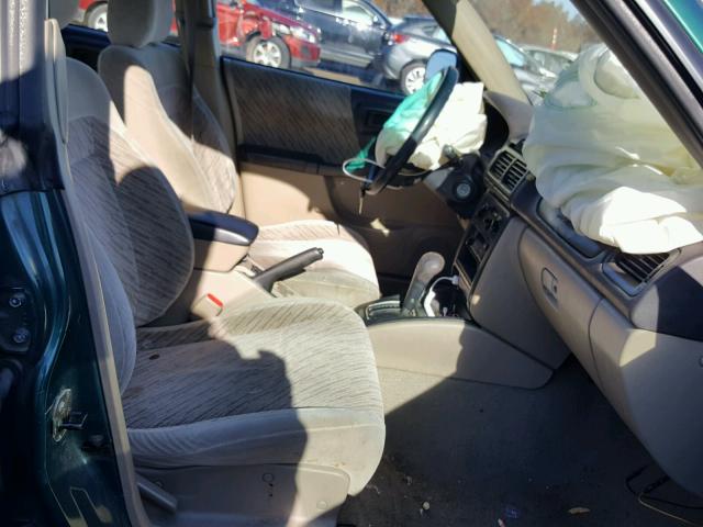 JF1SF6556XH730348 - 1999 SUBARU FORESTER S GREEN photo 5