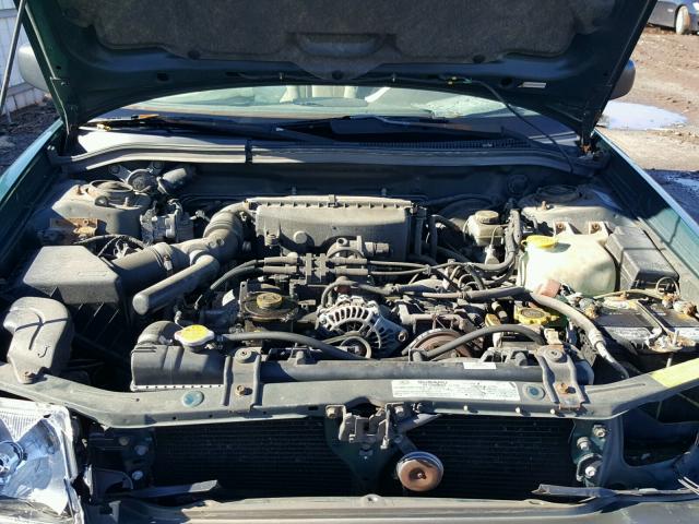 JF1SF6556XH730348 - 1999 SUBARU FORESTER S GREEN photo 7