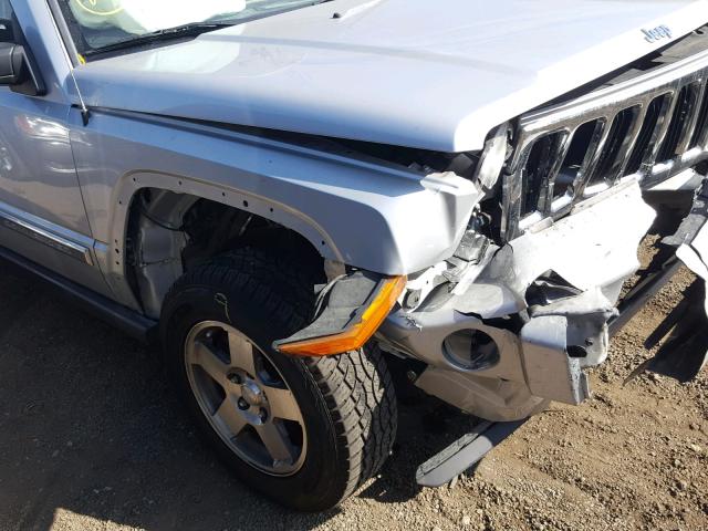 1J4RH4GK6AC144211 - 2010 JEEP COMMANDER Gümüş foto 9