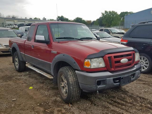 1FTZR45EX6PA35699 - 2006 FORD RANGER SUP RED photo 1