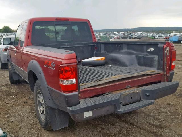 1FTZR45EX6PA35699 - 2006 FORD RANGER SUP RED photo 3