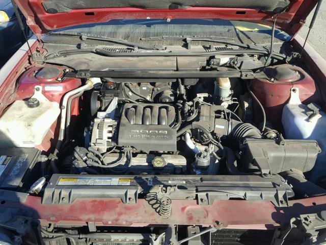 1G4HR52L0RH491516 - 1994 BUICK LESABRE LI BURGUNDY photo 7