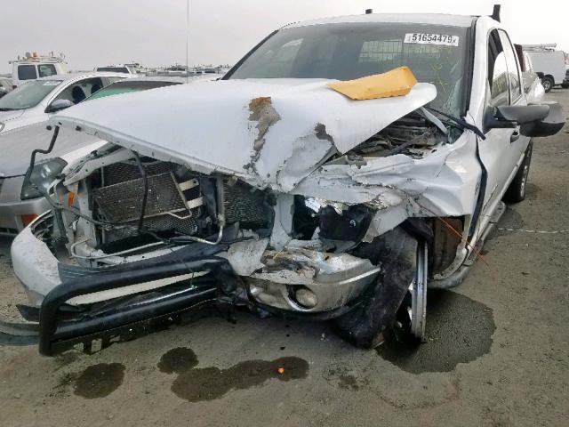 1D7HU18257S252074 - 2007 DODGE RAM 1500 S WHITE photo 2