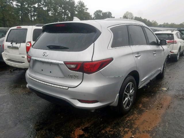 5N1DL0MNXKC507516 - 2019 INFINITI QX60 LUXE SILVER photo 4