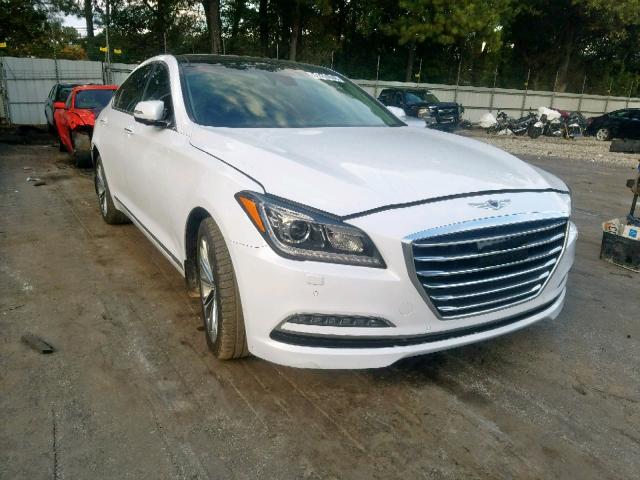 KMHGN4JE6HU171644 - 2017 GENESIS G80 BASE WHITE photo 1