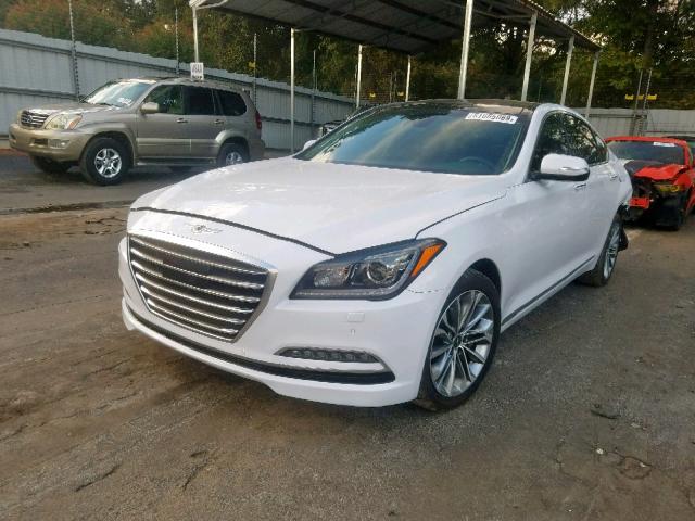 KMHGN4JE6HU171644 - 2017 GENESIS G80 BASE WHITE photo 2