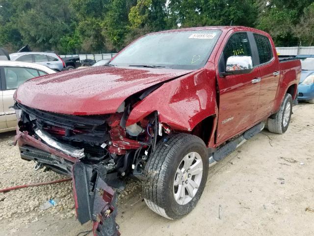 1GCGSCEN4H1322192 - 2017 CHEVROLET COLORADO L RED photo 2