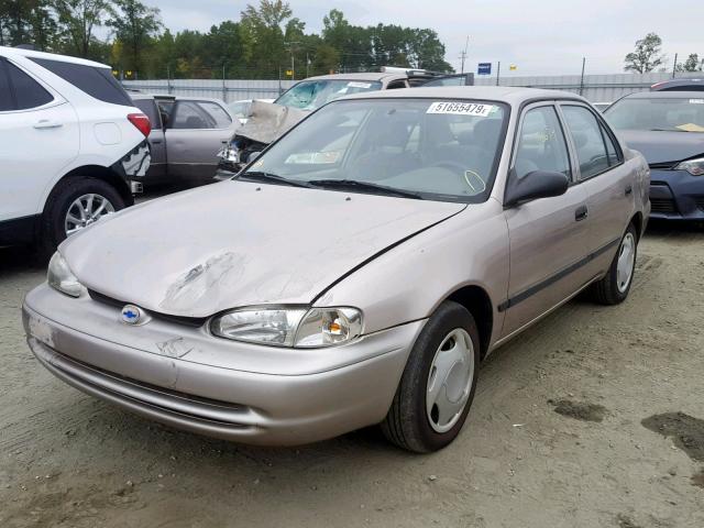 1Y1SK52871Z408264 - 2001 CHEVROLET GEO PRIZM 金色 照片 2