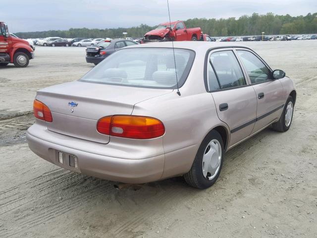 1Y1SK52871Z408264 - 2001 CHEVROLET GEO PRIZM 金色 照片 4