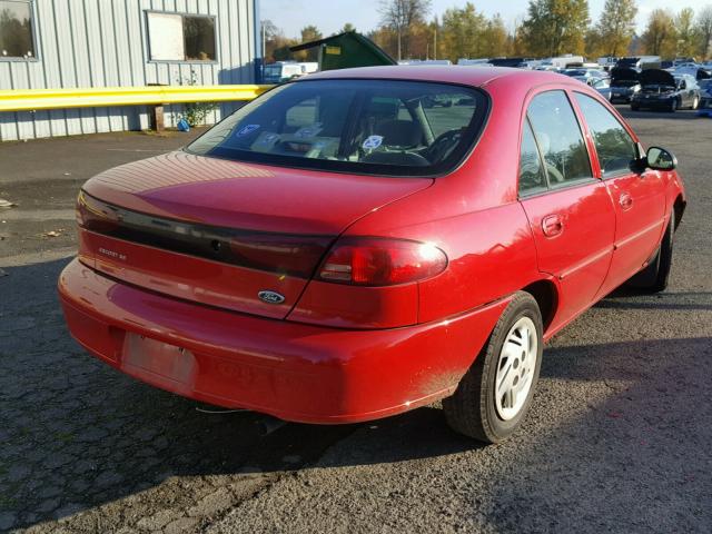 3FAFP13PX2R189270 - 2002 FORD ESCORT RED photo 4