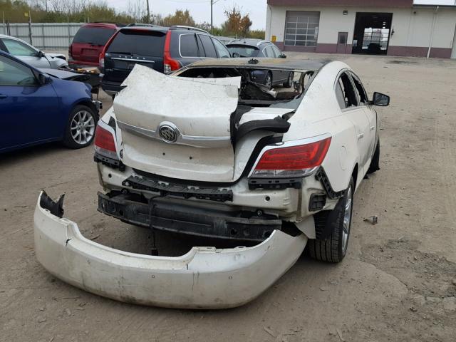 1G4GD5ED5BF202940 - 2011 BUICK LACROSSE C WHITE photo 4