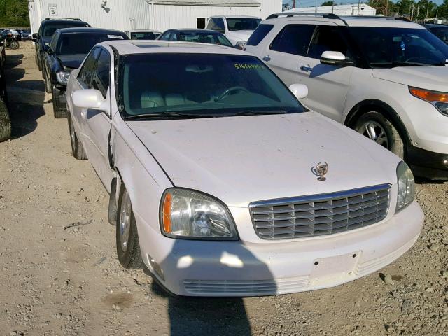 1G6KD57Y15U132760 - 2005 CADILLAC DEVILLE WHITE photo 1