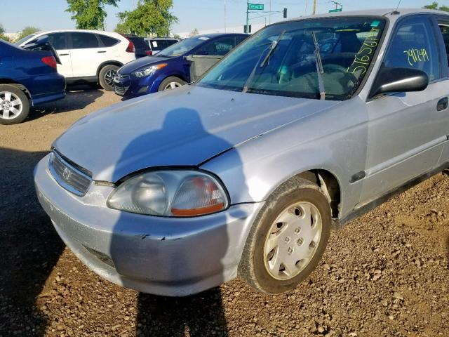 2HGEJ6603TH529392 - 1996 HONDA CIVIC LX SILVER photo 9