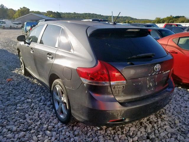 4T3ZK11A89U004367 - 2009 TOYOTA VENZA GRAY photo 3