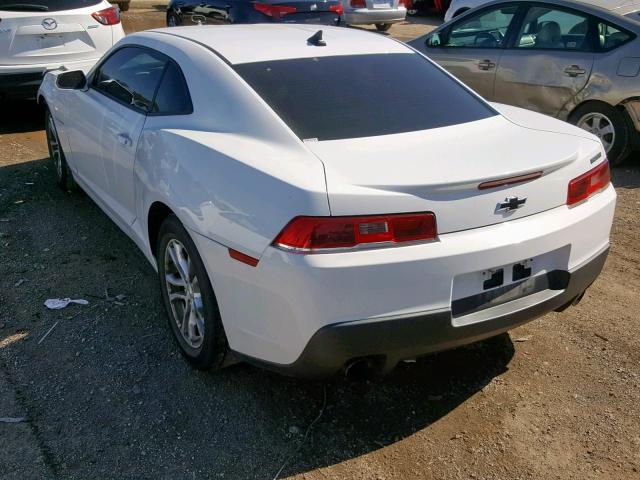 2G1FA1E34E9199589 - 2014 CHEVROLET CAMARO LS WHITE photo 3