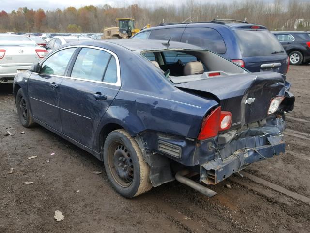 1G1ZG57B18F162664 - 2008 CHEVROLET MALIBU LS ლურჯი ფოტო 3