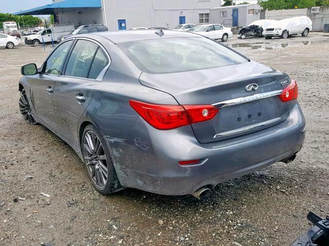 JN1FV7AP1HM850520 - 2017 INFINITI Q50 RED SP SILVER photo 3