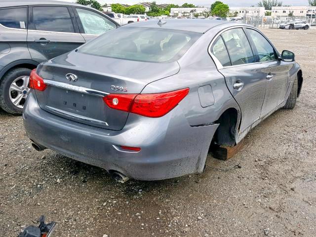 JN1FV7AP1HM850520 - 2017 INFINITI Q50 RED SP SILVER photo 4