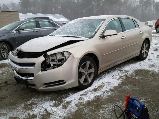 1G1ZC5E06CF275032 - 2012 CHEVROLET MALIBU 1LT 金色 照片 2