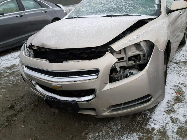 1G1ZC5E06CF275032 - 2012 CHEVROLET MALIBU 1LT 金色 照片 9