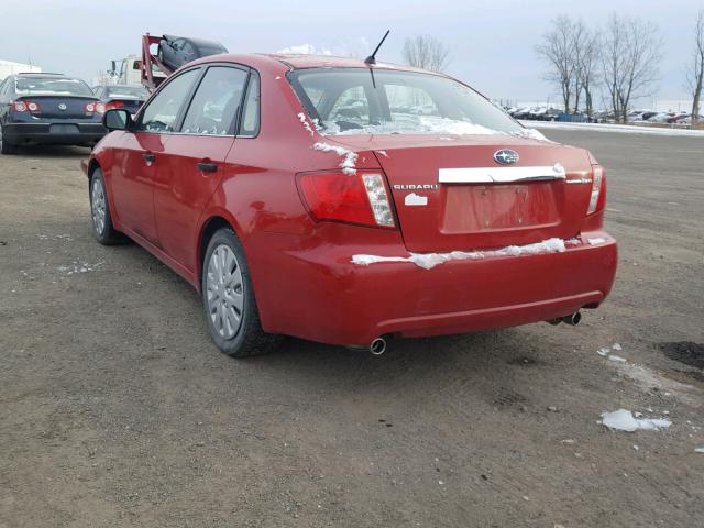 JF1GE616X8H515810 - 2008 SUBARU IMPREZA 2. RED photo 3