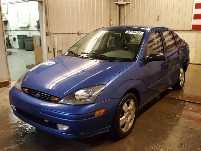 1FAFP38383W232469 - 2003 FORD FOCUS ZTS BLUE photo 2
