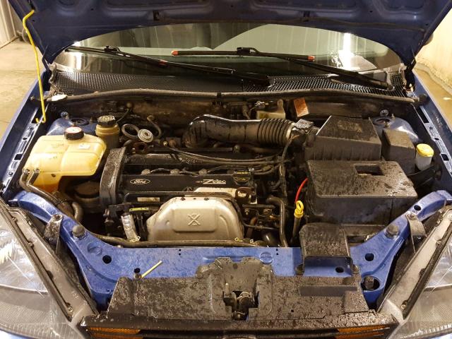 1FAFP38383W232469 - 2003 FORD FOCUS ZTS BLUE photo 7
