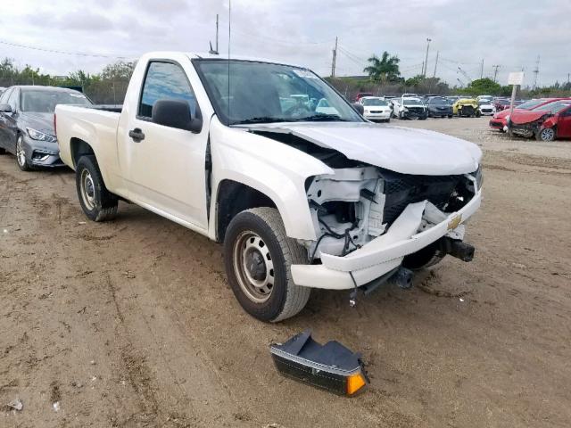 1GCCSBF99C8163129 - 2012 CHEVROLET COLORADO WHITE photo 1