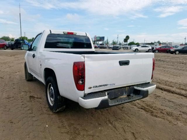 1GCCSBF99C8163129 - 2012 CHEVROLET COLORADO WHITE photo 3