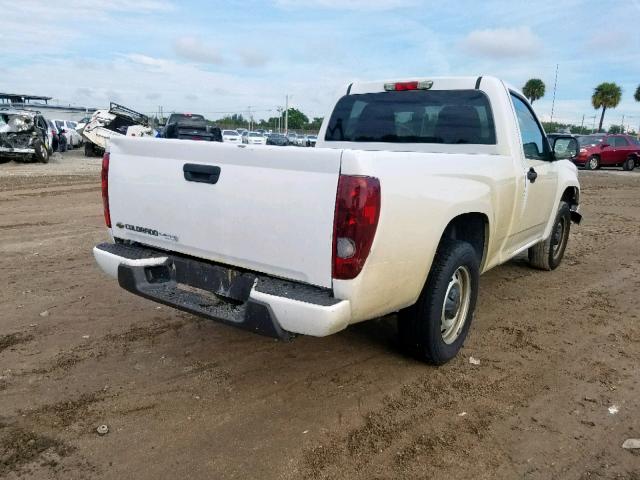 1GCCSBF99C8163129 - 2012 CHEVROLET COLORADO WHITE photo 4