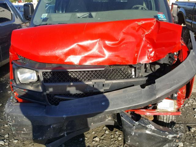 1GNFH154881212484 - 2008 CHEVROLET EXPRESS G1 RED photo 7