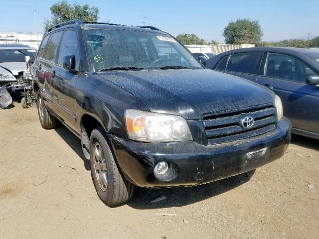 JTEGP21A570137339 - 2007 TOYOTA HIGHLANDER BLACK photo 1