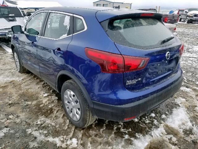 JN1BJ1CRXKW335615 - 2019 NISSAN ROGUE SPOR BLUE photo 3