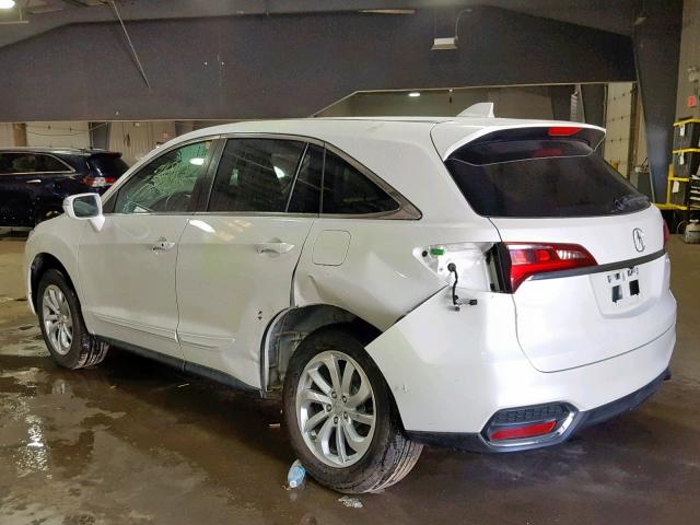 5J8TB4H50GL010634 - 2016 ACURA RDX TECHNO WHITE photo 3