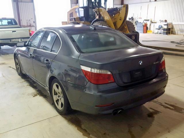 WBANW13558CZ73335 - 2008 BMW 535 I GRAY photo 3