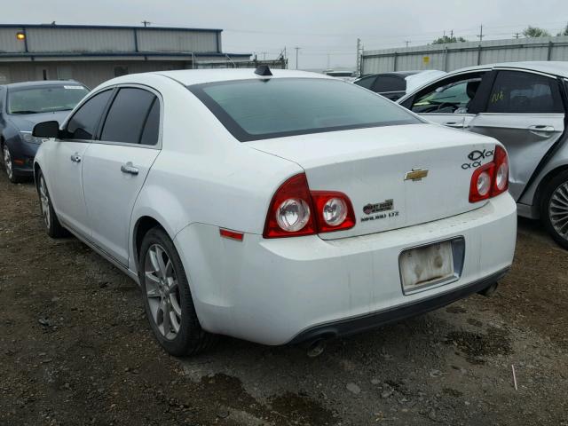 1G1ZG5E77CF309304 - 2012 CHEVROLET MALIBU LTZ WHITE photo 3