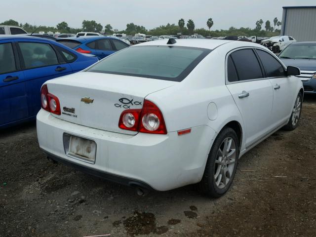 1G1ZG5E77CF309304 - 2012 CHEVROLET MALIBU LTZ WHITE photo 4