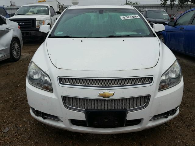 1G1ZG5E77CF309304 - 2012 CHEVROLET MALIBU LTZ WHITE photo 9