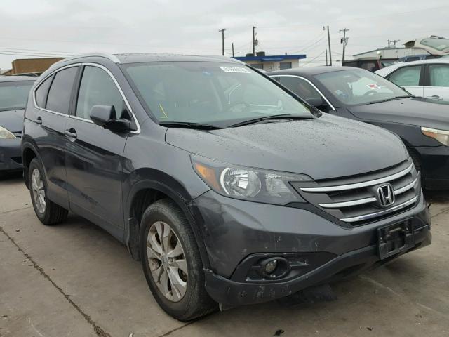 2HKRM4H76DH660234 - 2013 HONDA CR-V EXL GRAY photo 1