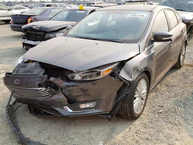 1FADP3N2XJL244902 - 2018 FORD FOCUS TITA CHARCOAL photo 2