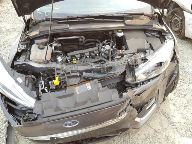 1FADP3N2XJL244902 - 2018 FORD FOCUS TITA CHARCOAL photo 7