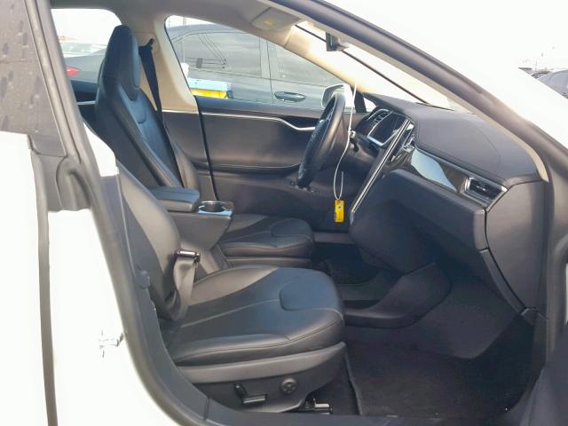 5YJSA1DN7DFP08156 - 2013 TESLA MODEL S أبيض صورة 5