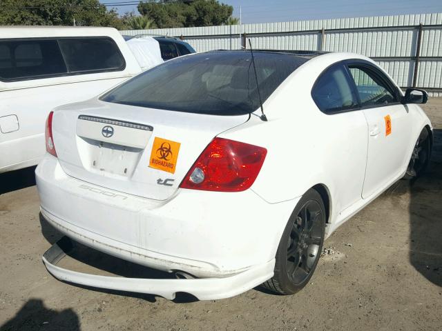 JTKDE177070212444 - 2007 TOYOTA SCION TC 白色 照片 4
