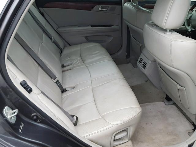 4T1BK3DB9CU467037 - 2012 TOYOTA AVALON BAS GRAY photo 6