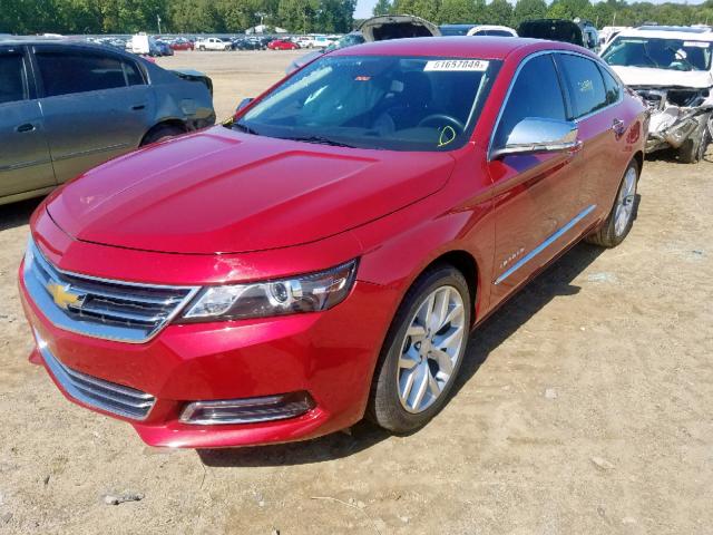 2G1145SL5E9243645 - 2014 CHEVROLET IMPALA LTZ MAROON photo 2