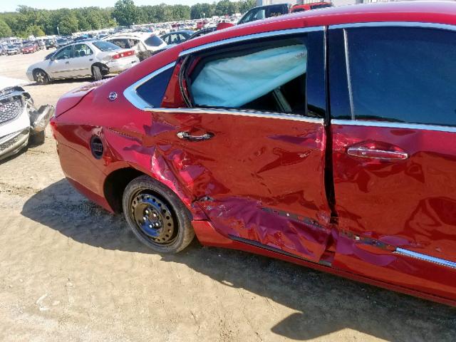 2G1145SL5E9243645 - 2014 CHEVROLET IMPALA LTZ MAROON photo 9