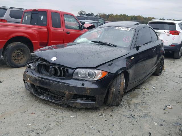 WBAUC73588VF22740 - 2008 BMW 135 I BLACK photo 2