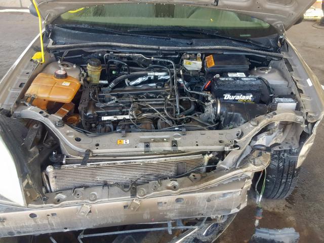 1FAFP34N35W132449 - 2005 FORD FOCUS ZX4 BROWN photo 7