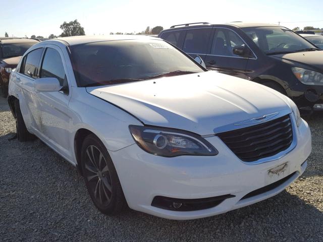 1C3CCBCG6DN505093 - 2013 CHRYSLER 200 LIMITE WHITE photo 1