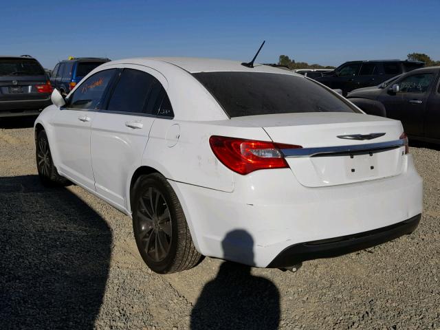 1C3CCBCG6DN505093 - 2013 CHRYSLER 200 LIMITE WHITE photo 3